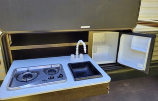 Two bedrooms, outdoor kitchen, and fully furnished