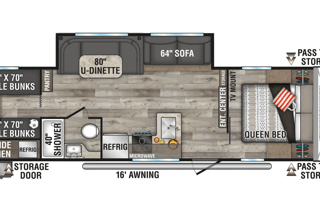 Wanderlust Camper Rental - 2021 KZ Sportsmen