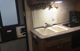 SUV towable family getaway