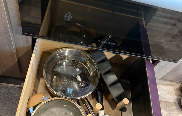 Pots and Pans, baking pan, silicone ice tray.