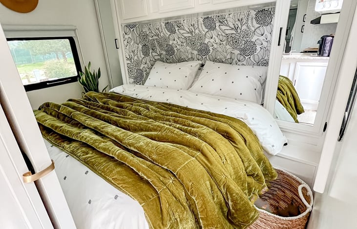 Primary Bedroom - Private TV and closets