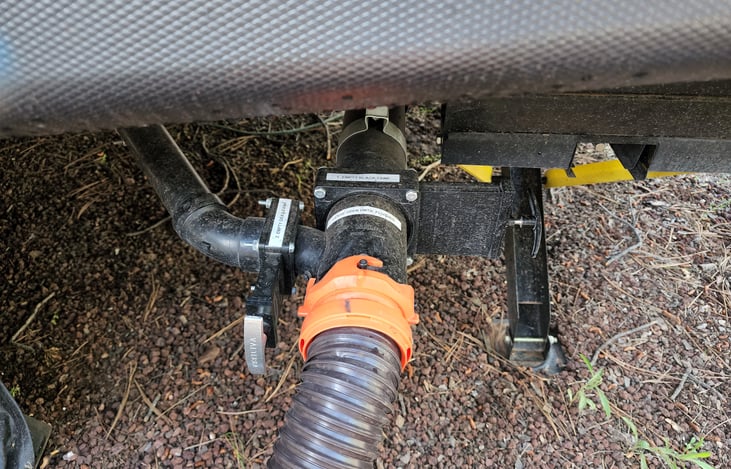 Septic Black and gray tank connection