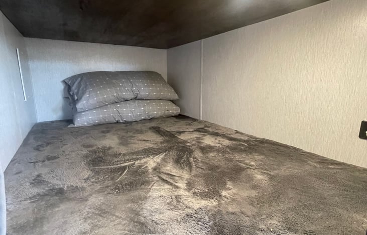 Bottom bunk includes usb port