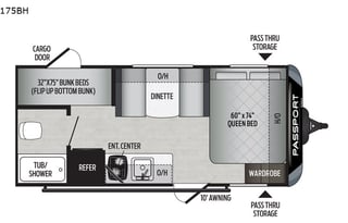 2020 Keystone RV Passport 175BH SL Series