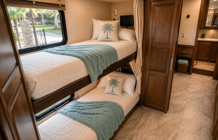 Bunk Beds with televisions