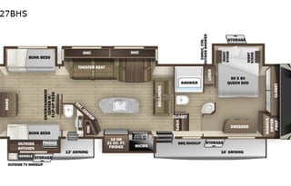 2020 Highland Ridge RV Silverstar SF427BHS