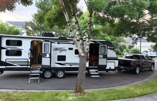 Fun AND Games in a comfy towable land yacht!