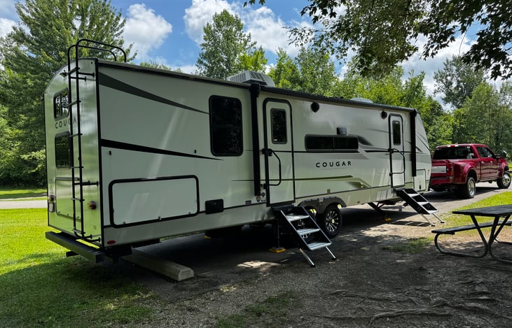 Delivered & fully set up at your campsite-just arrive and enjoy!