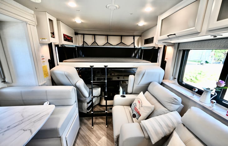 Cab Over Queen Bed Deployed