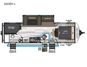Forest River RV Cherokee Alpha Wolf 26DBH-L