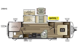 2018 Keystone RV Cougar Half-Ton Series 29BHS