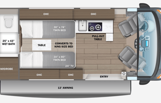 Camp-Ready 2025 Camper, Easy To Drive, Backup Cam
