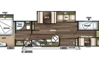 2019 Forest river bunk house Wildwood