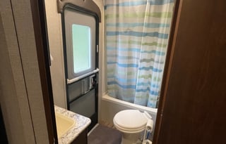 Keystone Hideout bunk house.  Sleeps 10!