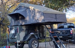 Overlanding camper trailer