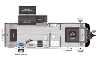 30 Footer with King Bed, StarLink & Generator