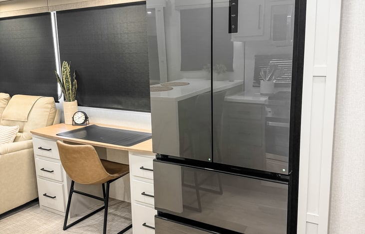 Residential size refrigerator