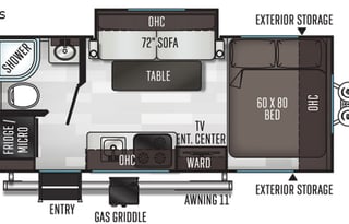 2020 E-Pro Cute and Cozy Couples Camper