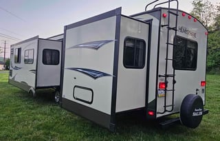 Tow behind camper available for rent