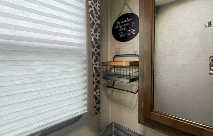 toilet room wall storage