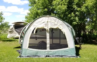 How about a weekend adventure, why tent when you can stay in this easy to tow RPOD, packed with all the essentials!