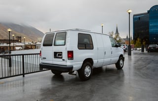 Cozy, Solar-Powered Ford Econoline Camper Van