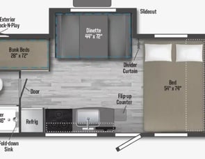 Winnebago Industries Towables Micro Minnie 2100BH