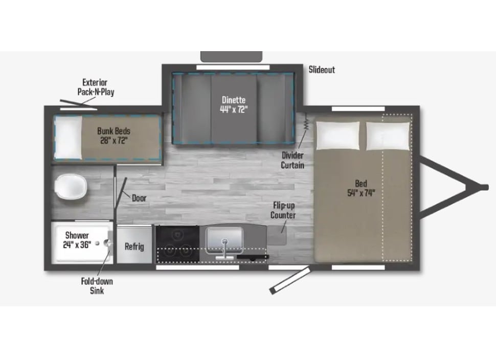 Travel Trailer rentals in Oak Park