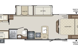 2020 Keystone RV Bullet 287QBS