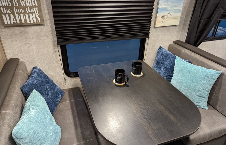 Dinette that converts into a sleeper
