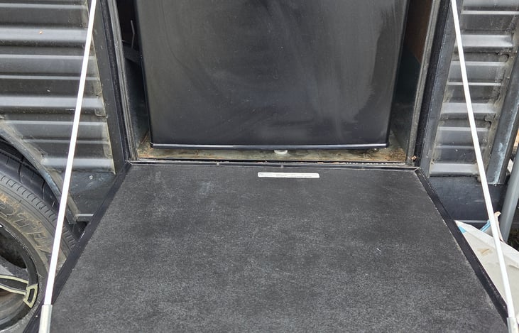 Outside mini fridge!