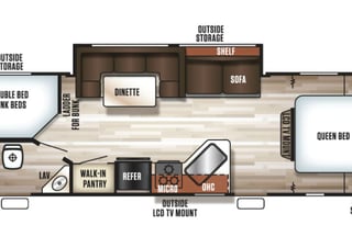 Fun Semi Modern Travel Trailer