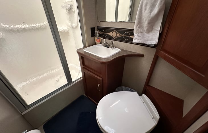 Clean bathroom and shower