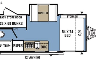 2020 Coachmen RV Apex Ultra-Lite 17BHS