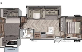 2021 Forest River Salem 31KQBTS  **DELIVERY ONLY**