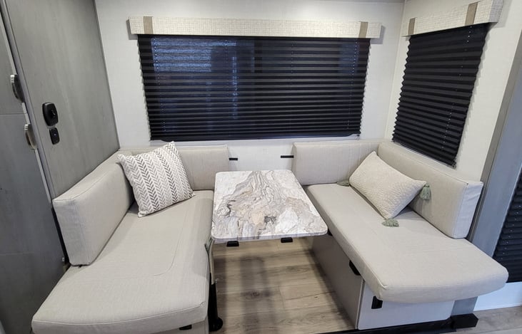 converted into bench dinette