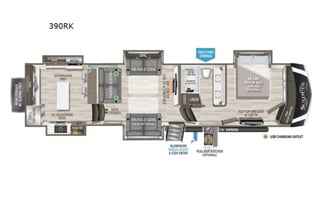 Luxury Rear kitchen Grand Design Solitude