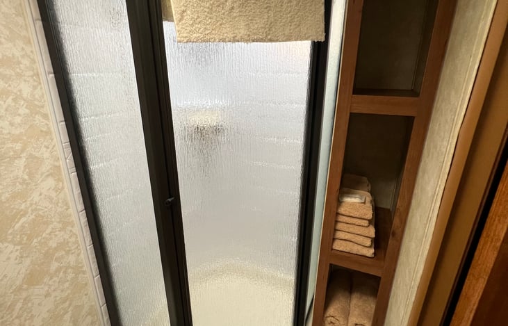 Towels shown are included with the optional linen package.