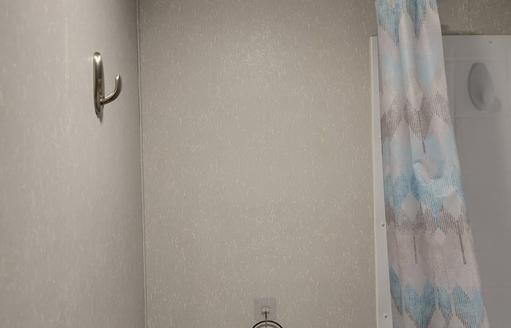 Bathroom (Small) Shower and Toilet