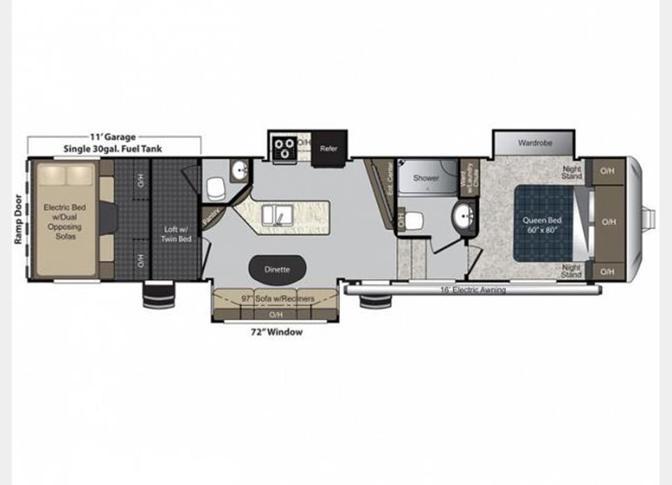 Fifth Wheel rentals in Cantonment