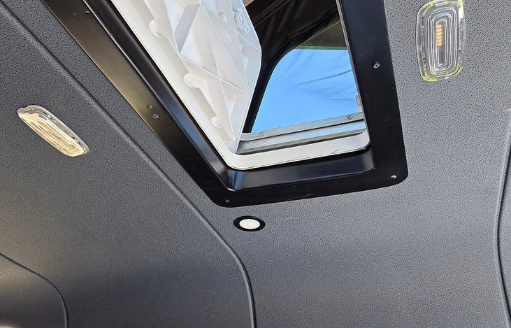 Roof nest access hatch