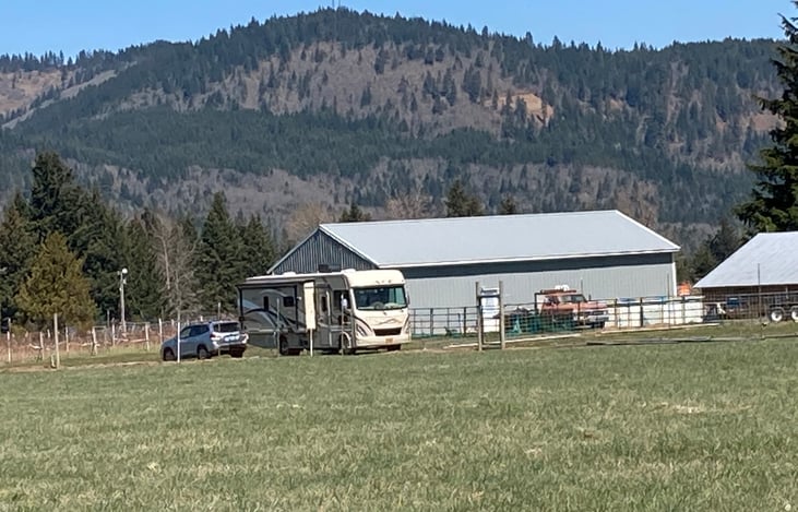 Free camping at small farm in Idaho