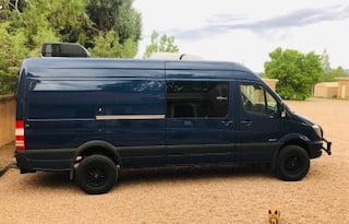 “Big Blue” 2016 Lifted 4x4 Mercedes Sprinter 2500