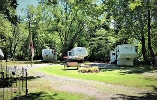 Tranquility by the Creek in 37' Fifth Wheel, 3 Slide Outs, Sleeps 2