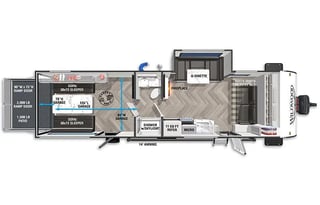 T11 2022 Forest River Wildwood FSX Toy Hauler