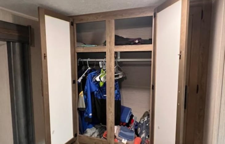 Main closet, front bedroom