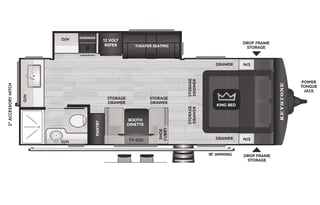 Couples Camper with an excellent floorplan!