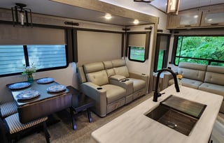 HUGE Luxury RV Bunkhouse with Remote Office