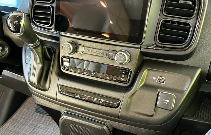 Wireless CarPlay and wireless phone charging.