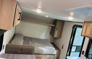 A fun RV for spending time with family and pets.